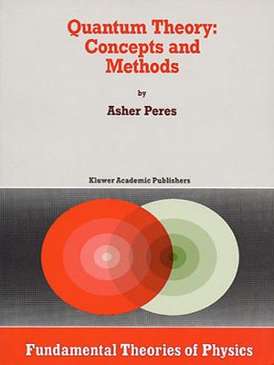 cover image of Quantum Theory: Concepts and Methods
